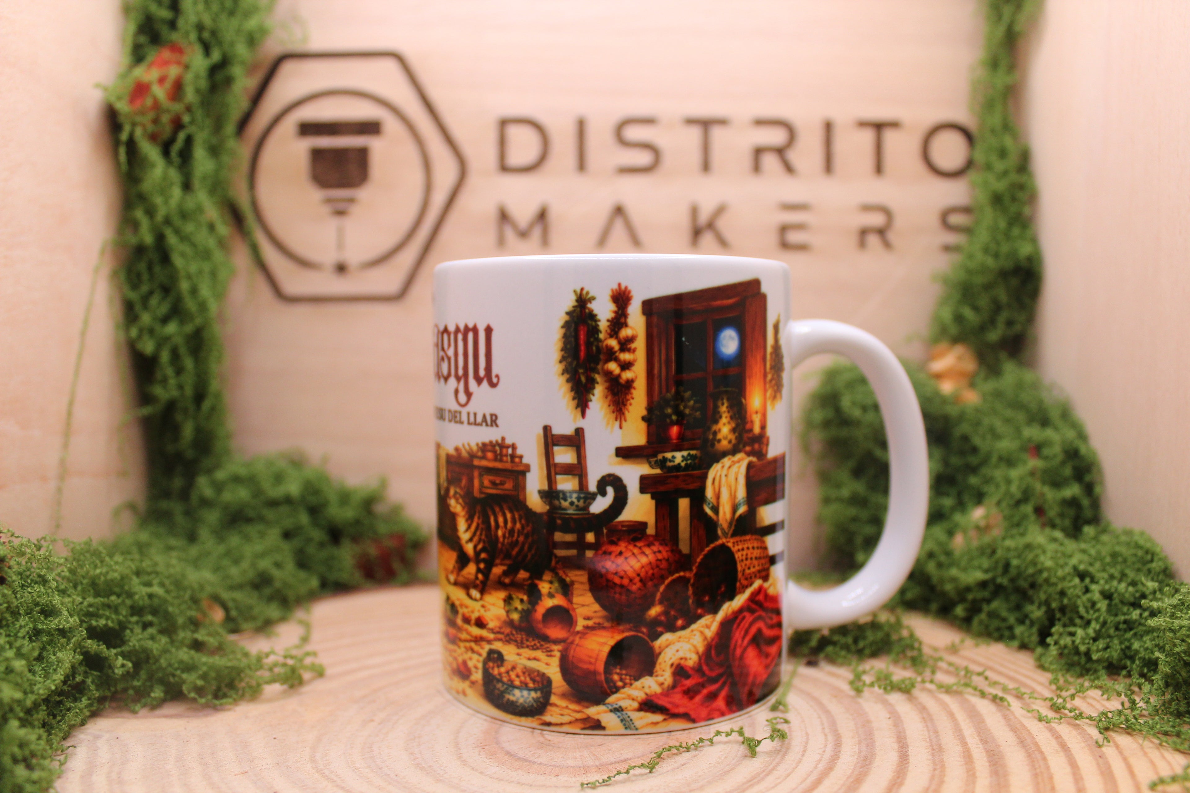 Taza Mitología Asturiana Trasgu