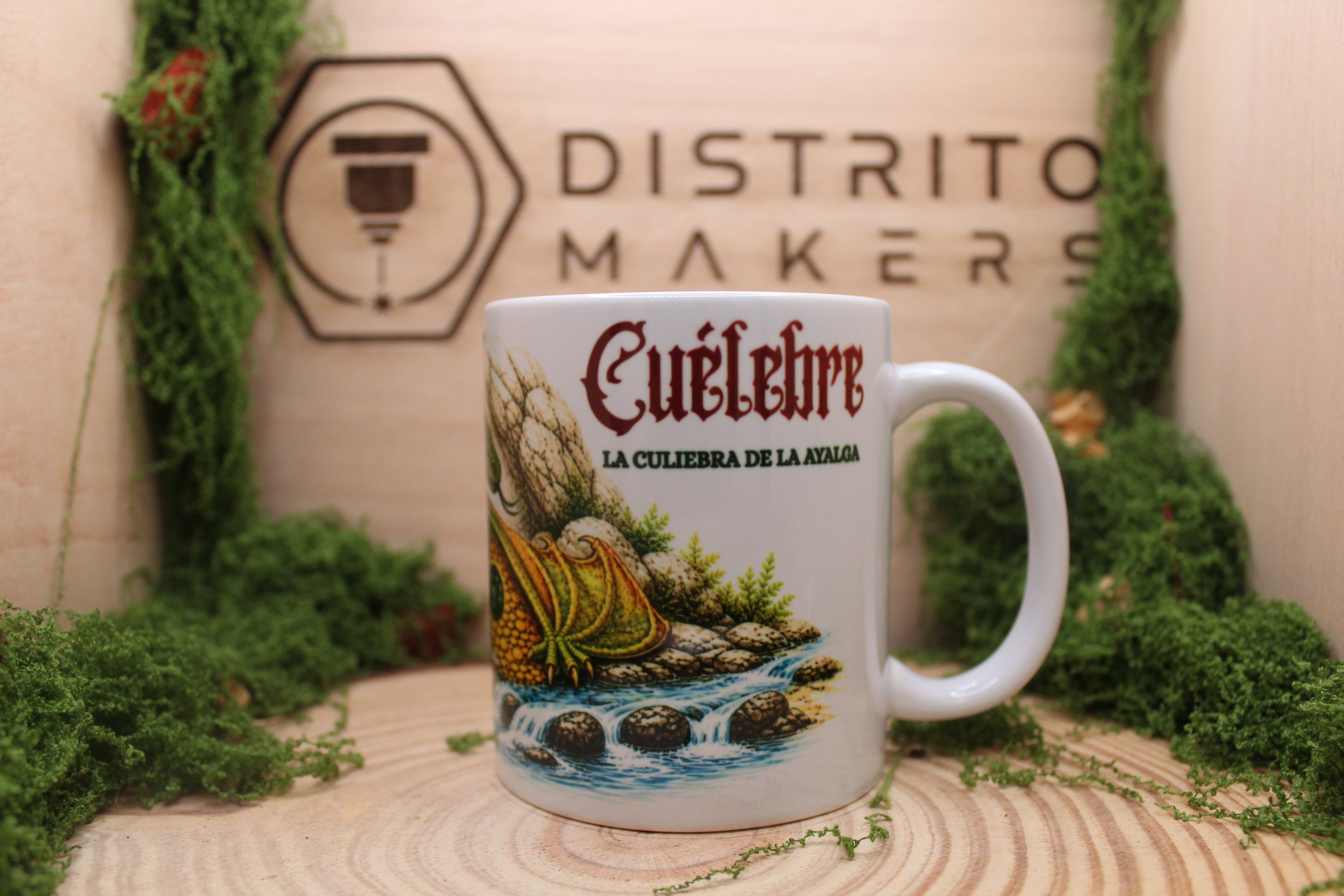 Taza Mitología Astur Cuélebre