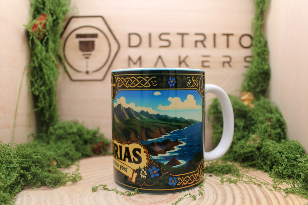 Taza Prestosina Asturias – Mar, montaña y hórreo