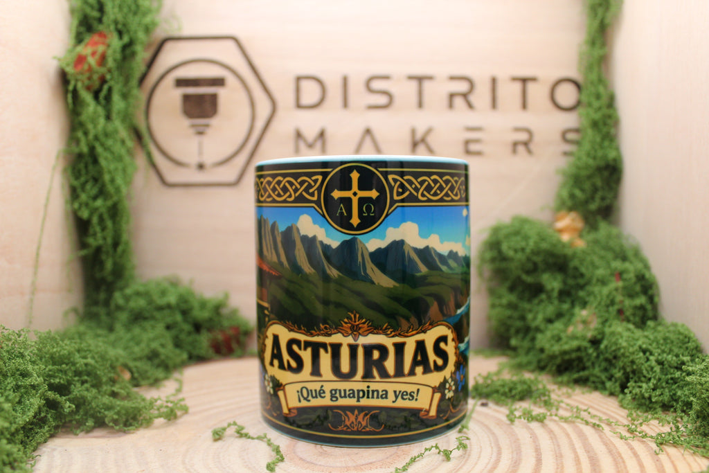 Taza Prestosina Asturias – Mar, montaña y hórreo