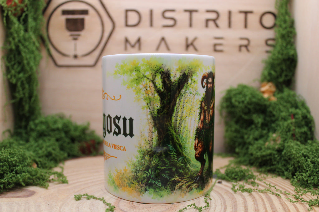 Taza Mitología Asturiana Busgosu