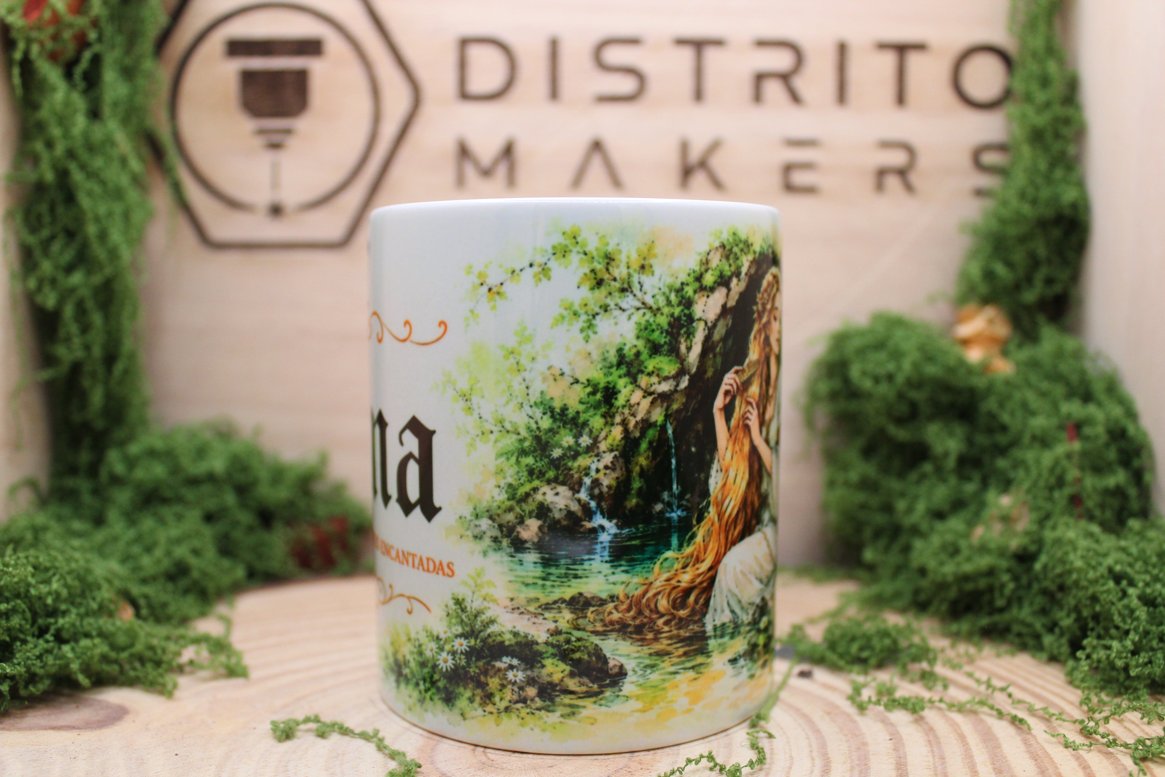 Taza Mitología Asturiana Xana