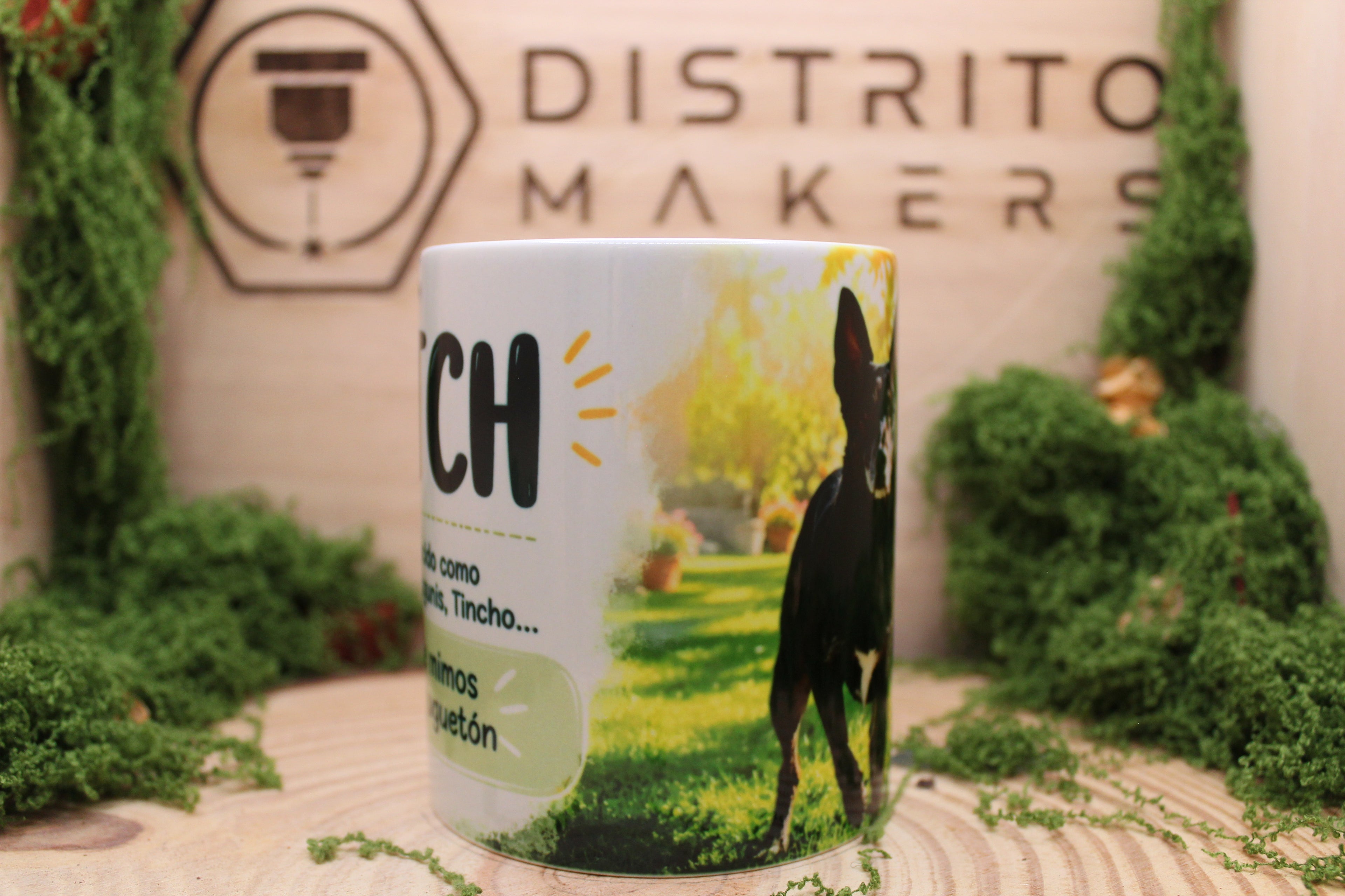 Taza personalizada de mascotas con foto y plantilla editable