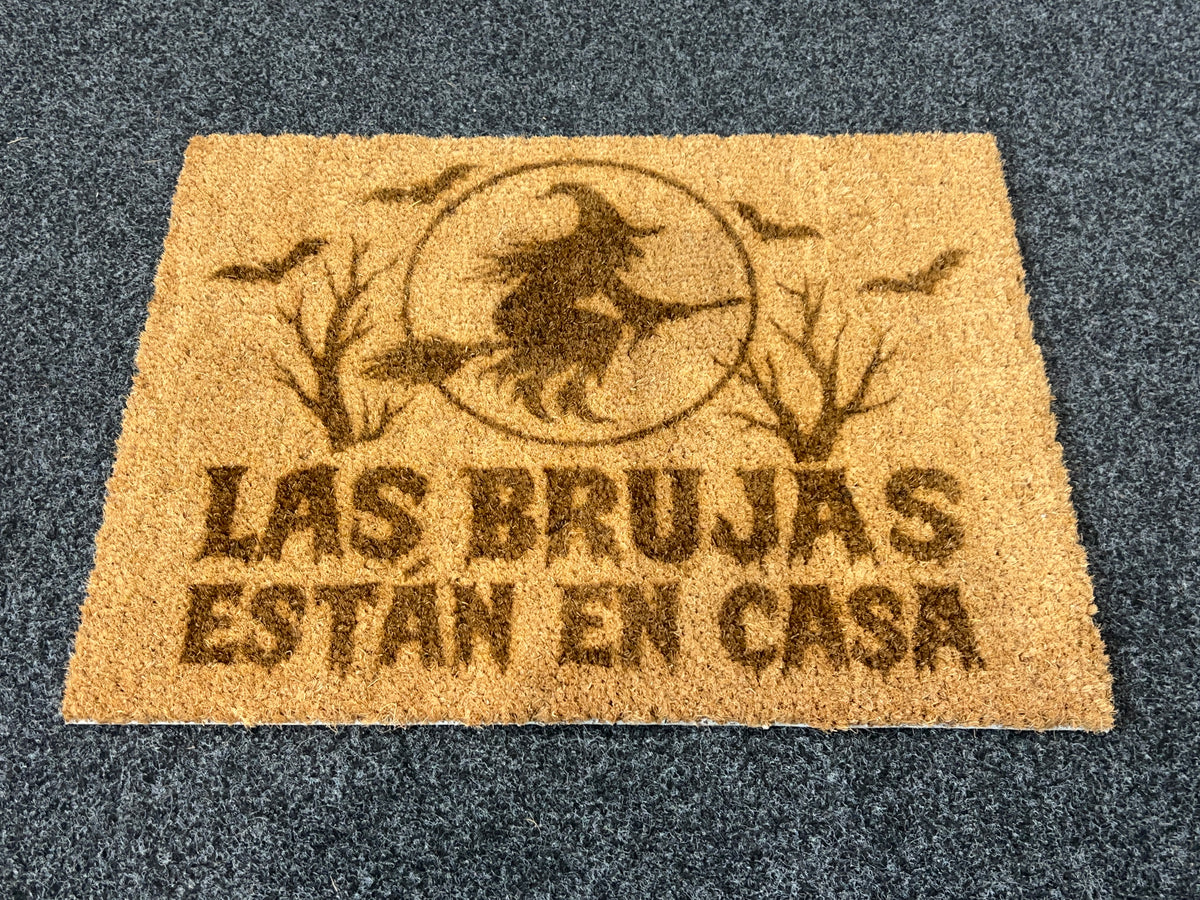 Felpudo de coco 'Las brujas están en casa'