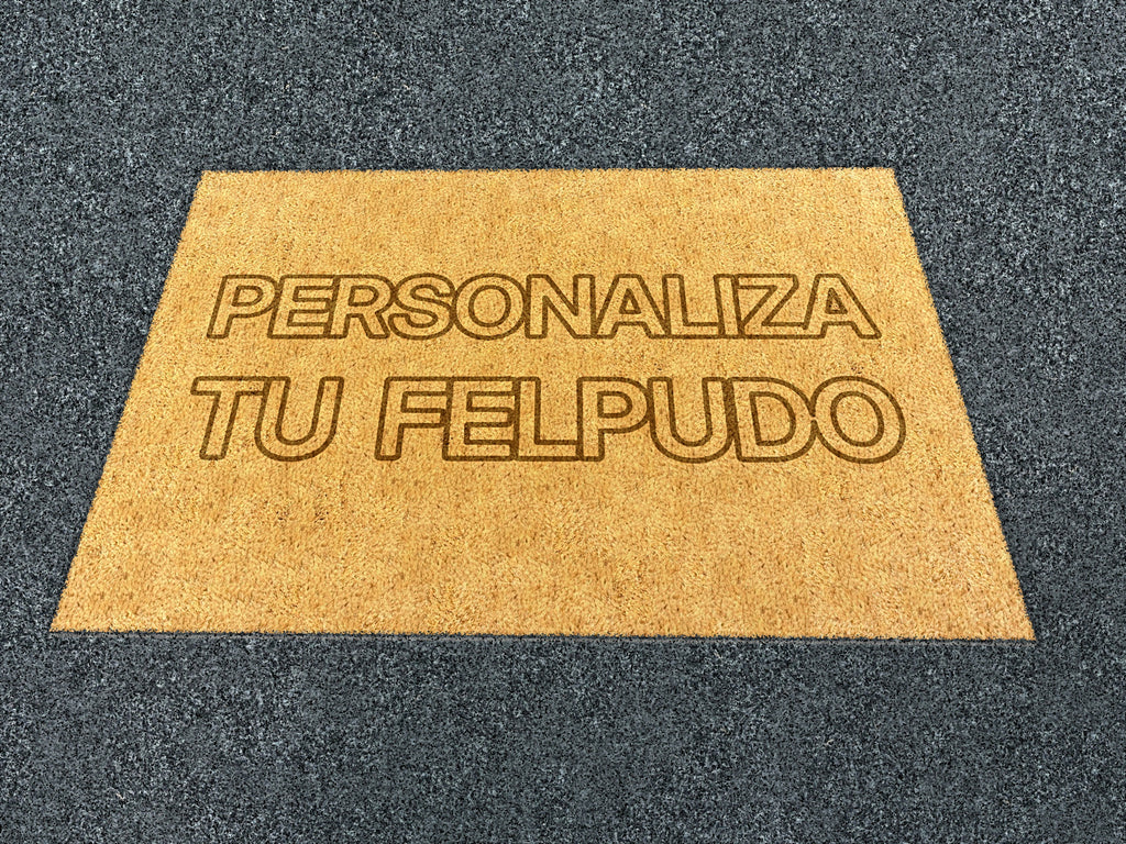 Felpudo de coco personalizado con tu diseño