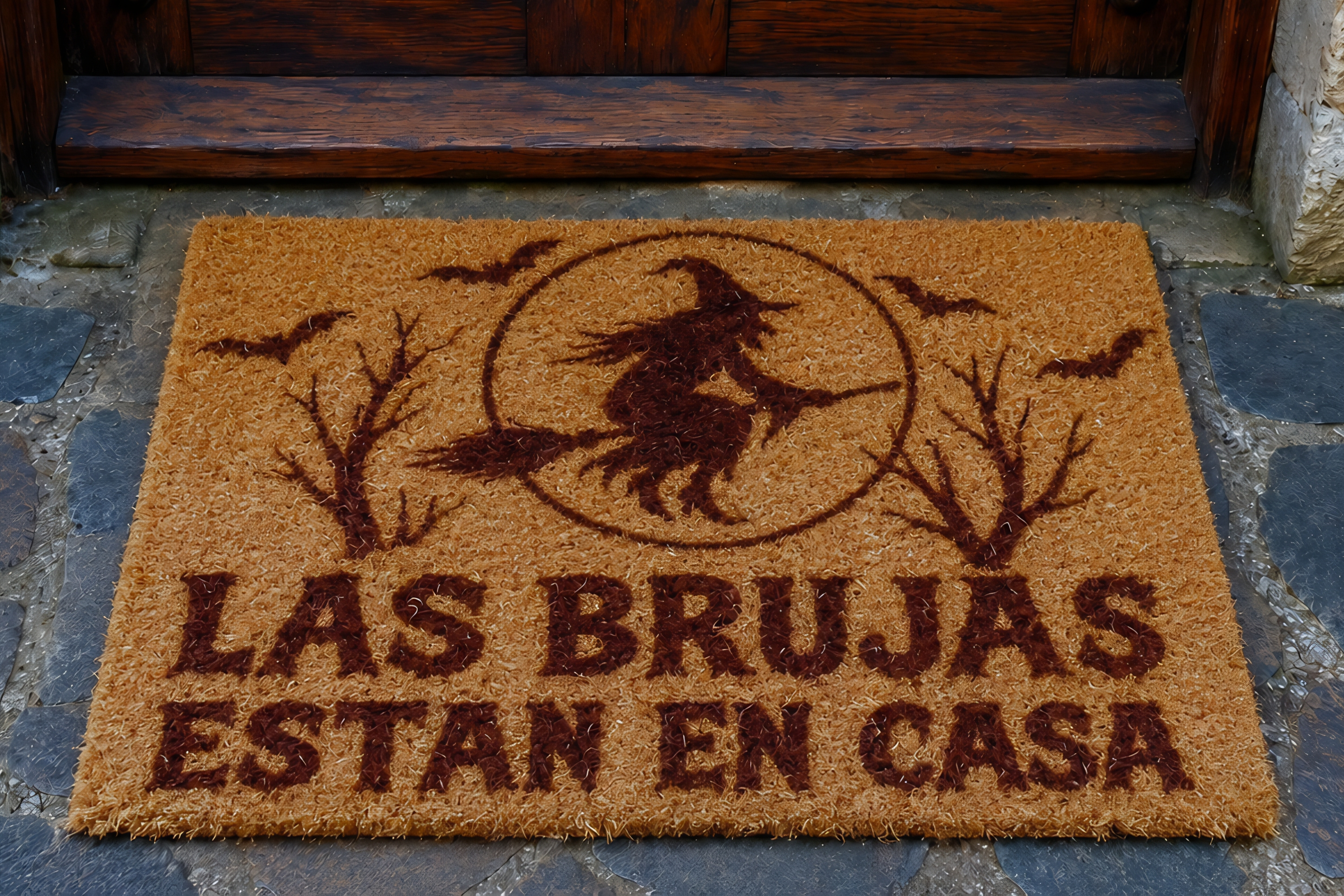 Felpudo de coco 'Las brujas están en casa'