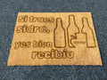 Felpudo de coco 'Si traes sidra, yes bien recibíu'