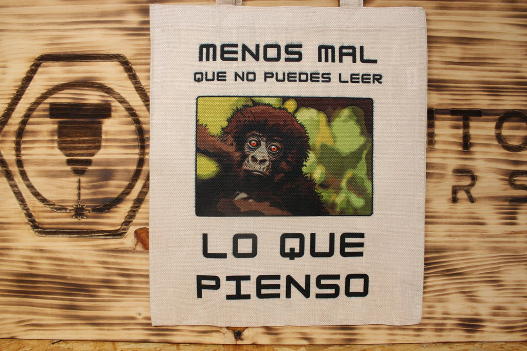 Tote Bag «Menos mal que no puedes leer lo que pienso»