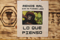 Tote Bag «Menos mal que no puedes leer lo que pienso»